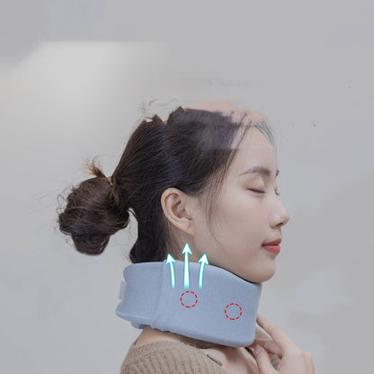 Breathable neck support, cervical stretcher, traction device, medical device for pain relief